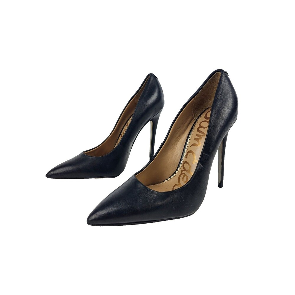 Sam Edelman Black Pointed Toe Stiletto Pumps